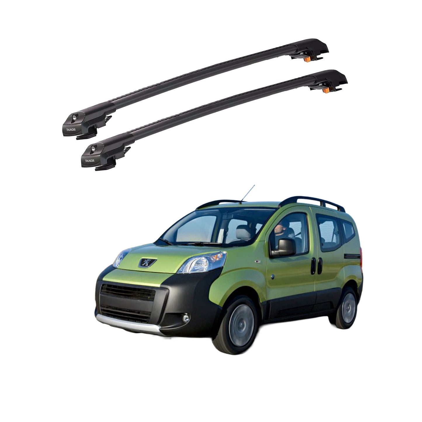 PEUGEOT BIPPER 2008 ve Sonrası TRX1 Thunder Carrier Kilitli Ara Atkı