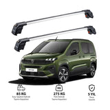 PEUGEOT RIFTER 2024 - Sonrası TRX2 Thunder Carrier Kilitli Ara Atkı