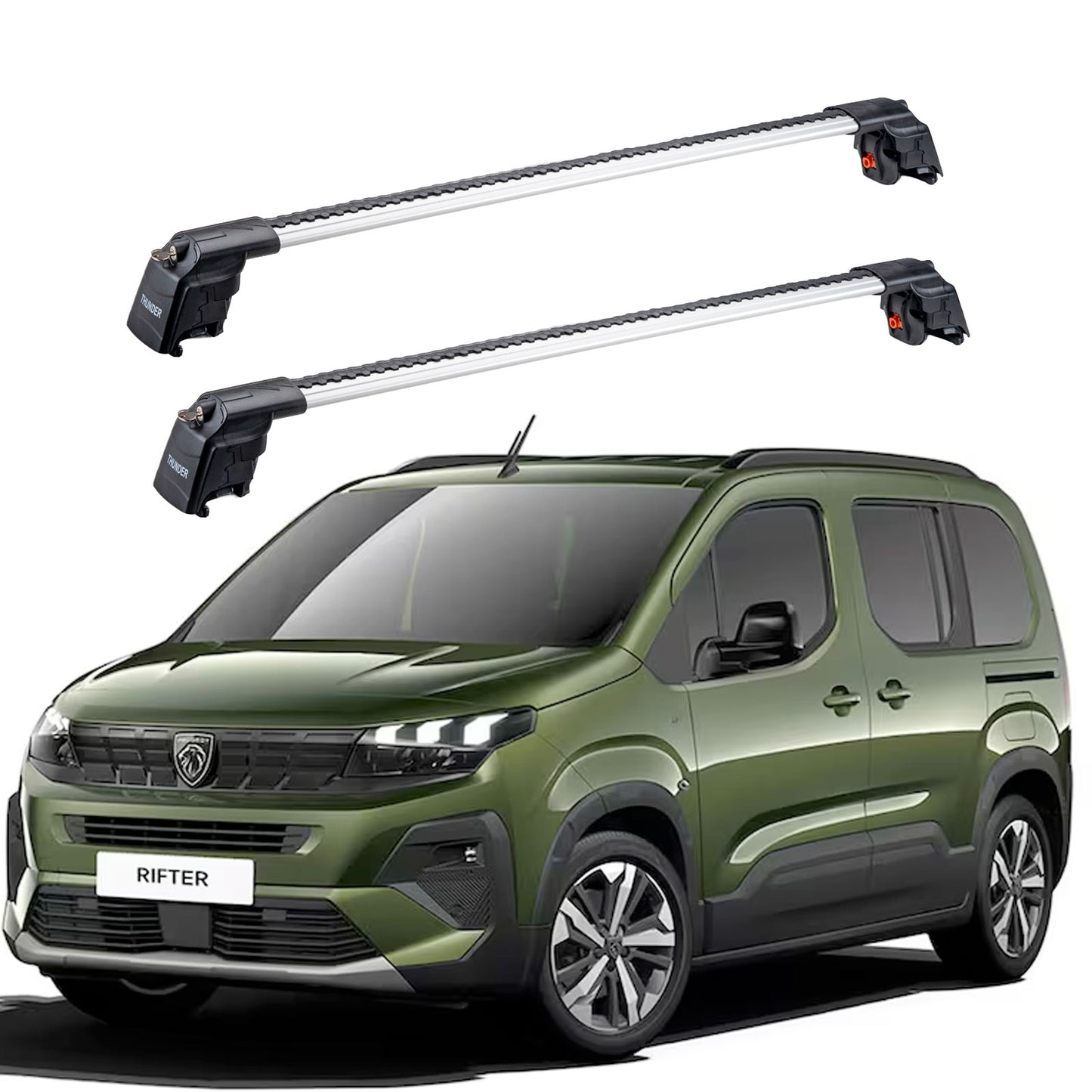 PEUGEOT RIFTER 2024 - Sonrası TRX2 Thunder Carrier Kilitli Ara Atkı