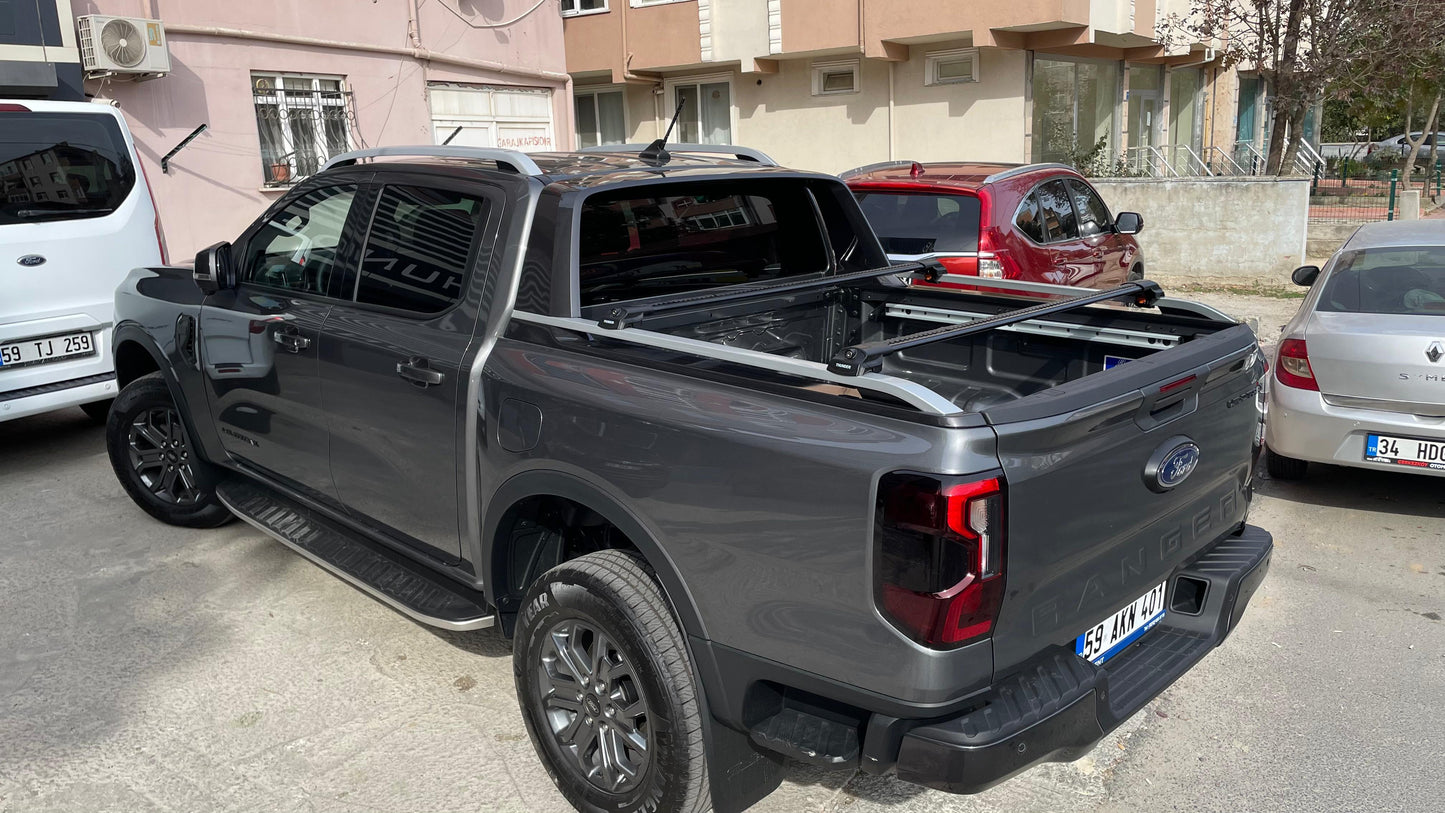 Ford Ranger Wildtrak 2023 2024 2025 TRX1 Model Thunder Carrier Kilitli Ara Atkı ARKA KASA YAN ÇITALARI İÇİN