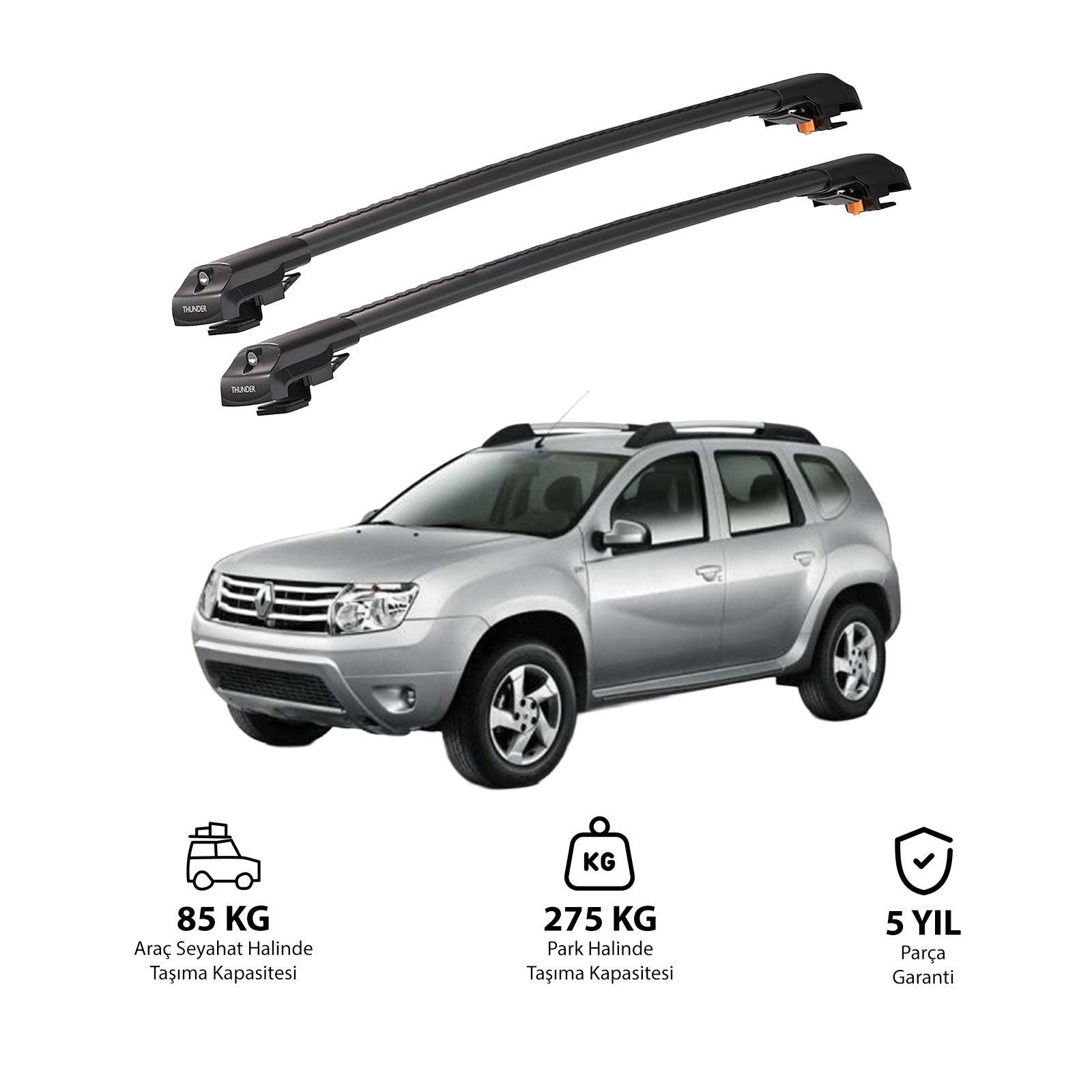 RENAULT DUSTER 2010-2013 TRX1 Thunder Carrier Kilitli Ara Atkı