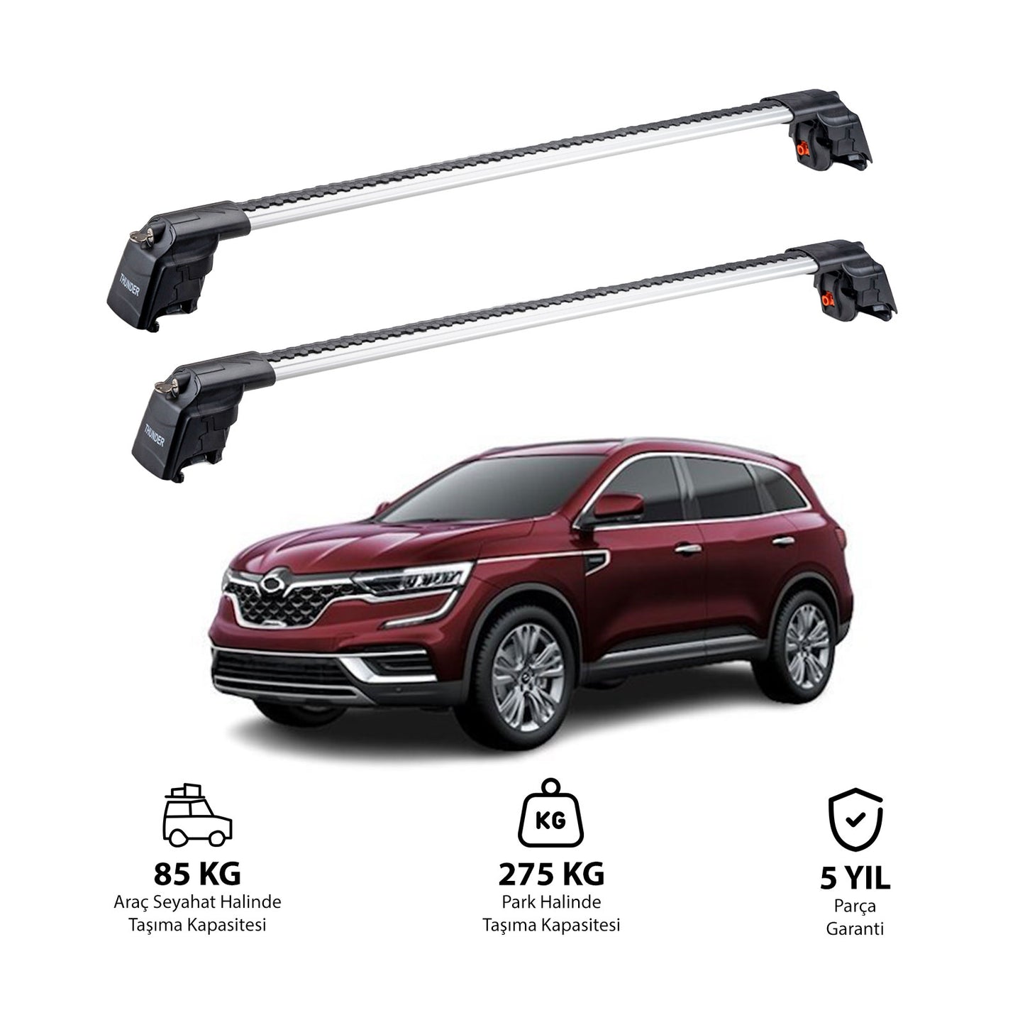 RENAULT SAMSUNG QM6 2017 ve Sonrası TRX2 Thunder Carrier Ara Atkı