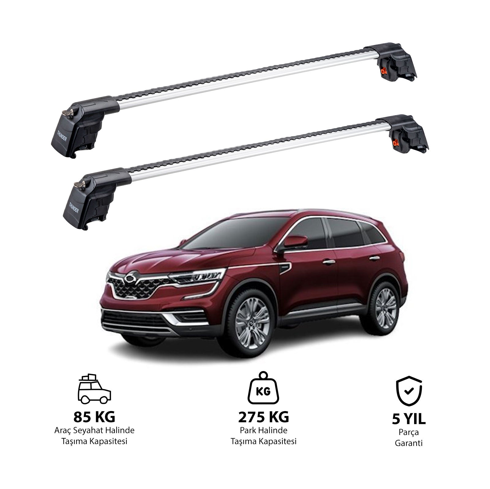 RENAULT SAMSUNG QM6 2017 ve Sonrası TRX2 Thunder Carrier Ara Atkı