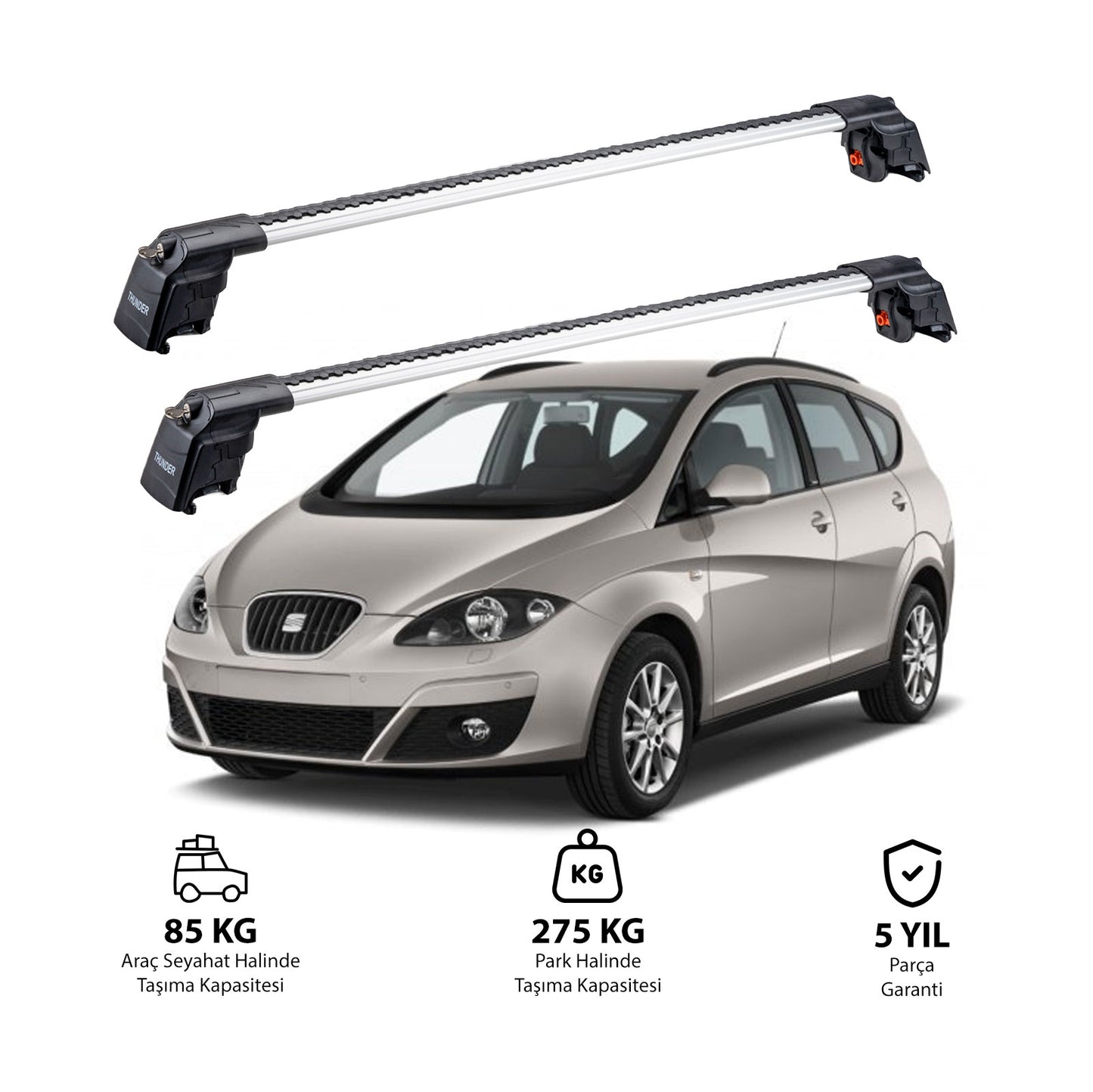 SEAT ALTEA XL 2006-2015 TRX2 Thunder Carrier Ara Atkı