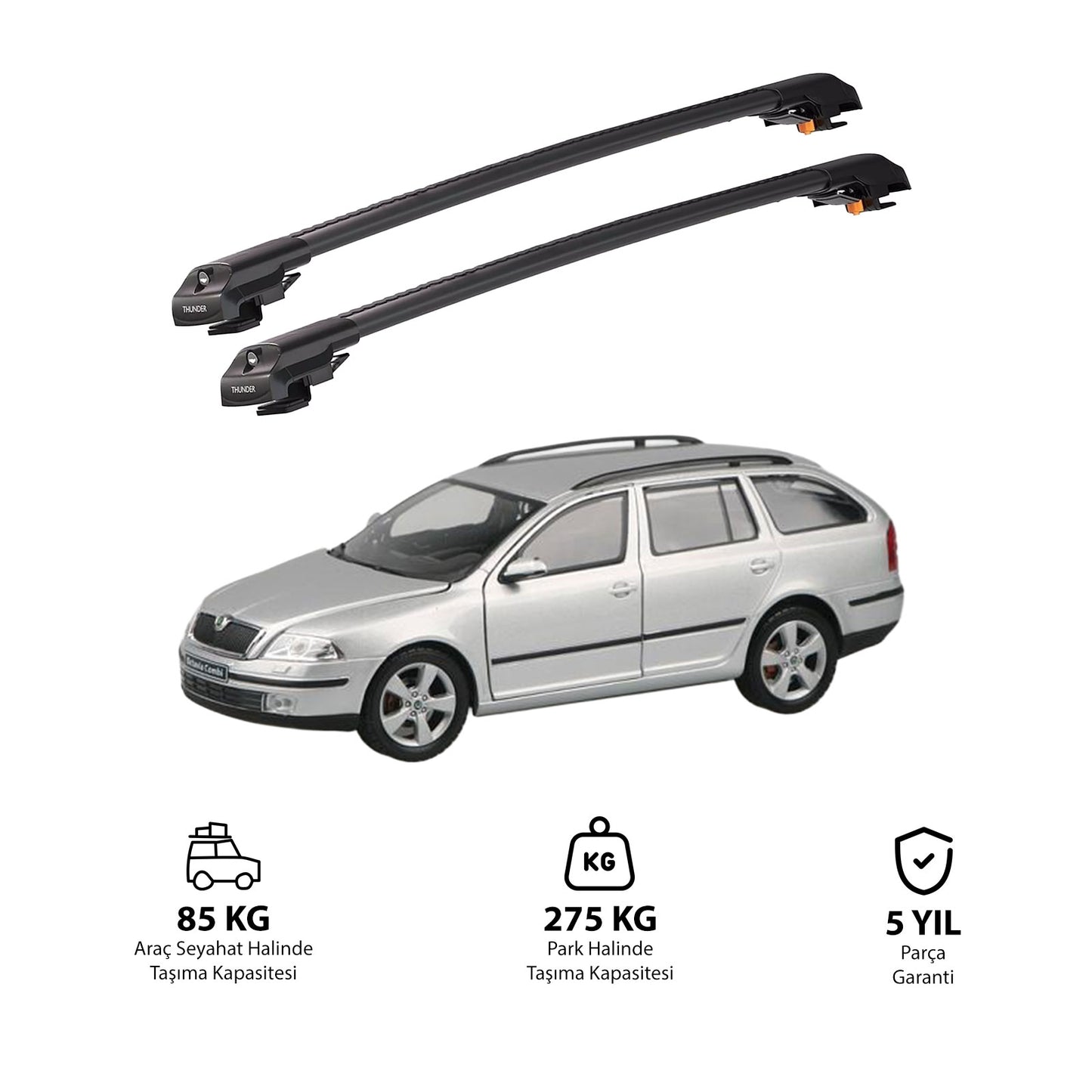 SKODA OCTAVIA 1998-2004 TRX1 Thunder Carrier Kilitli Ara Atkı