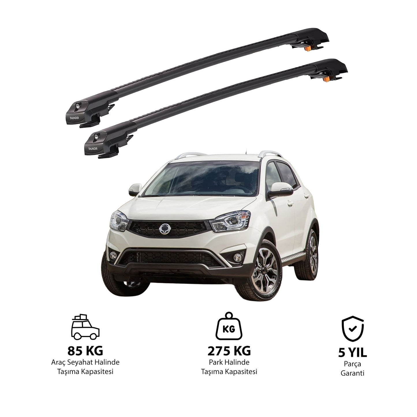 SSANGYONG KORANDO 2010-2019 TRX1 Thunder Carrier Kilitli Ara Atkı