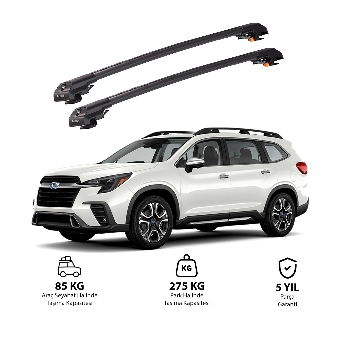 SUBARU EVOLTIS 2020 ve Sonrası TRX1 Thunder Carrier Kilitli Ara Atkı