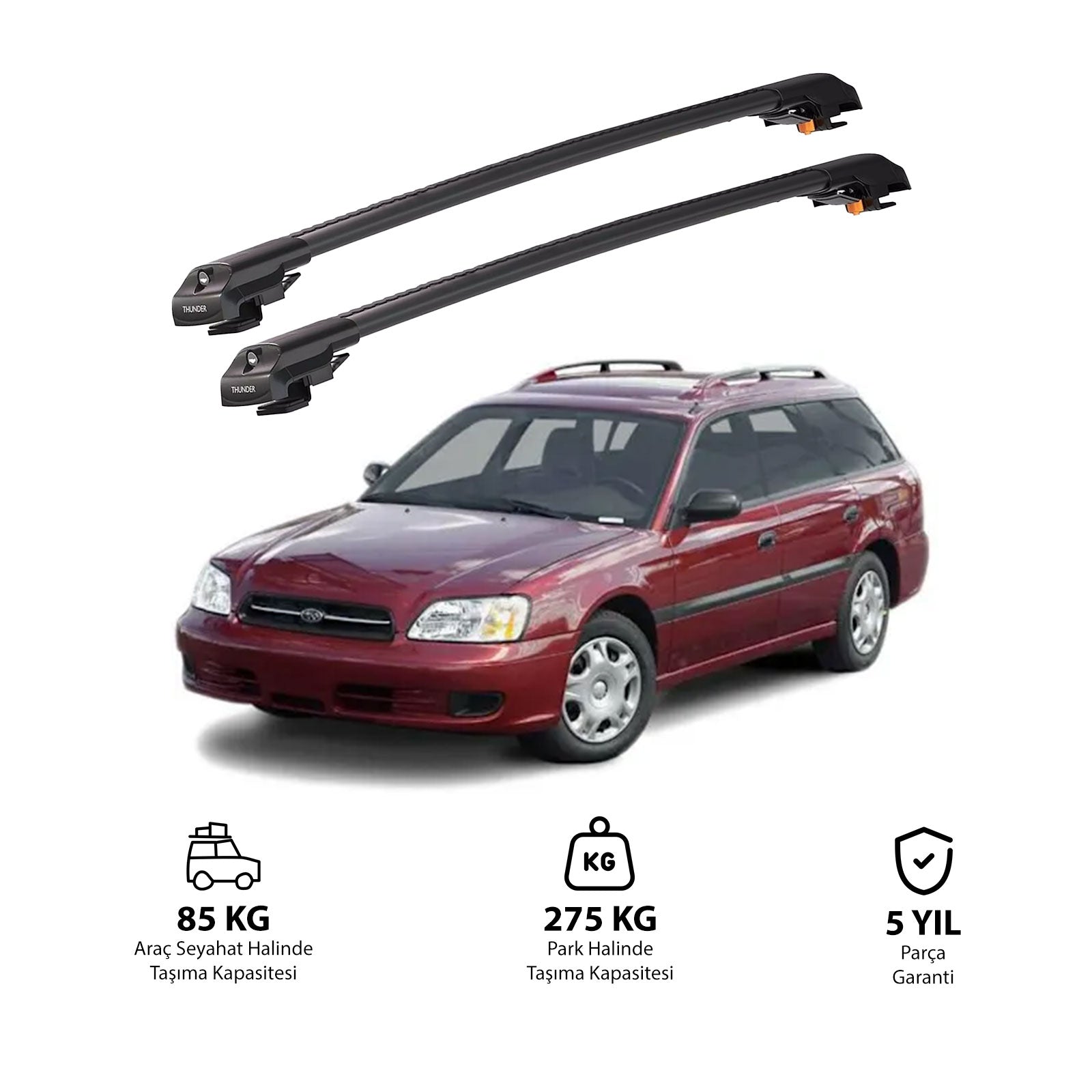 SUBARU LEGACY 2000-2004 TRX1 Thunder Carrier Kilitli Ara Atkı