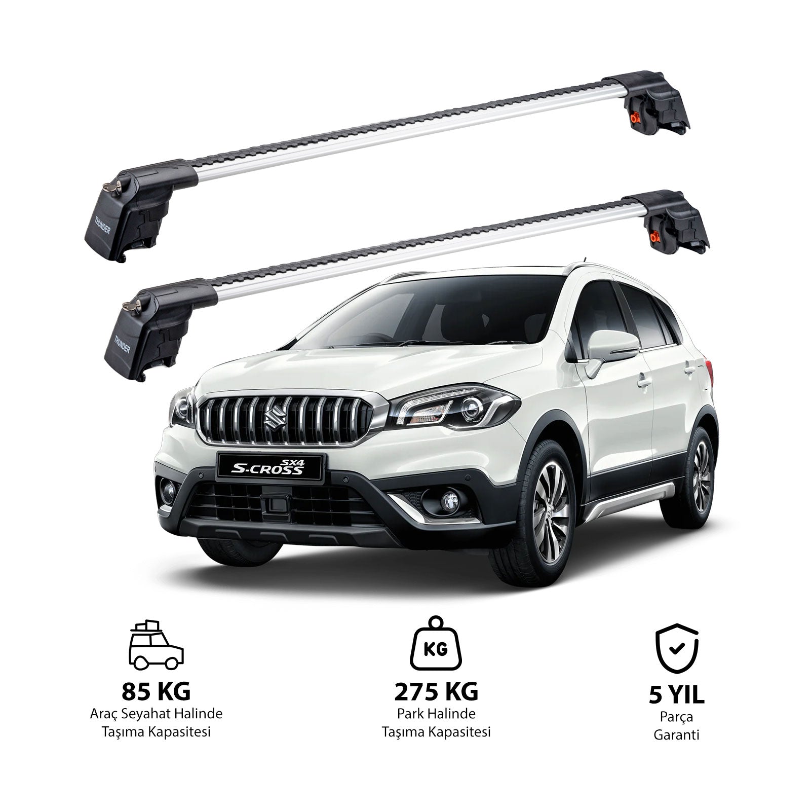 SUZUKI SX4 S-CROSS 2022 ve Sonrası TRX2 Thunder Carrier Ara Atkı