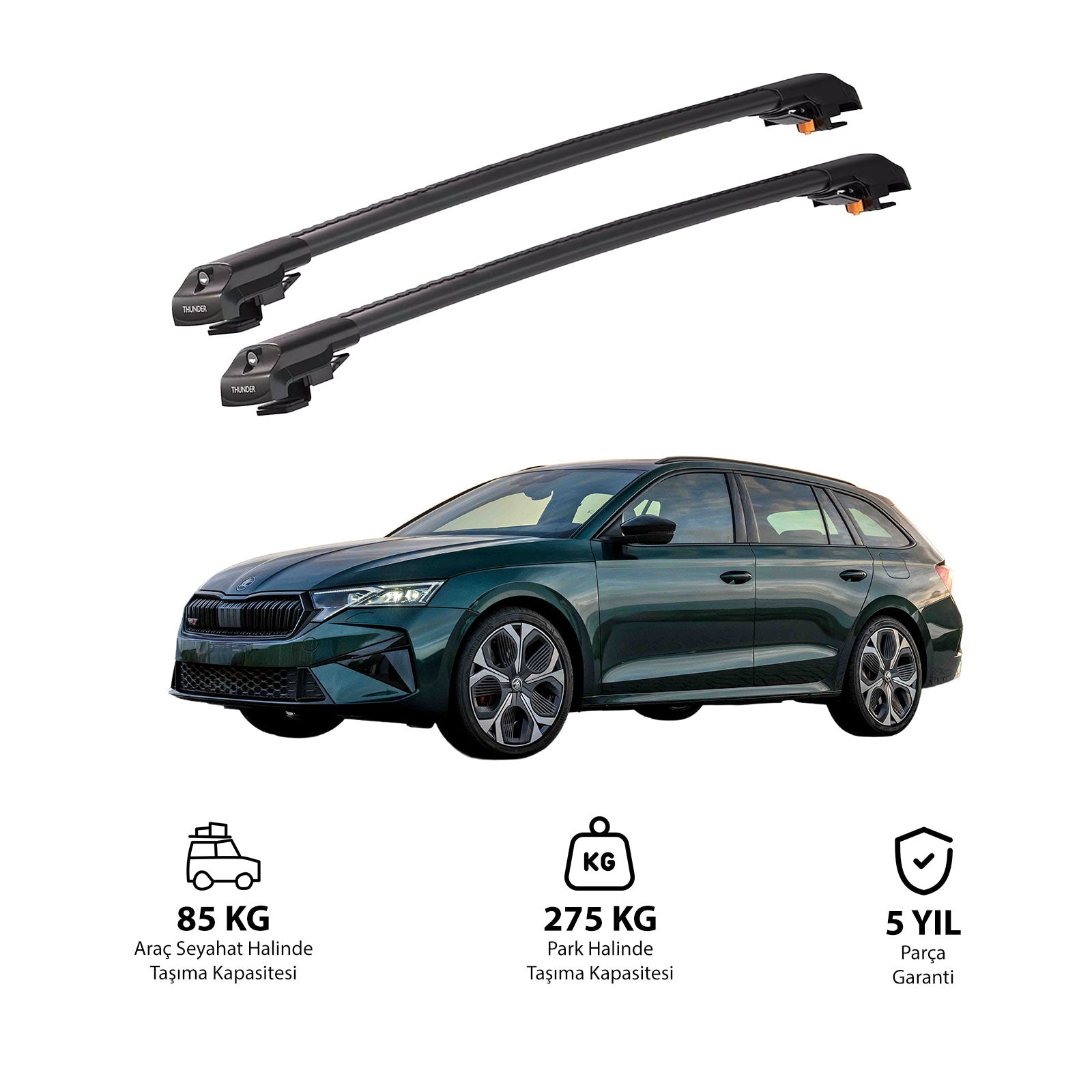 Skoda Octavia Scout 2019-2025 TRX2 Thunder Carrier Ara Atkı