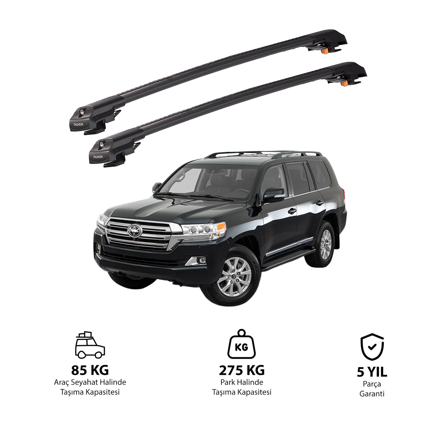 TOYOTA LAND CRUISER 2008-2023 TRX1 Thunder Carrier Kilitli Ara Atkı