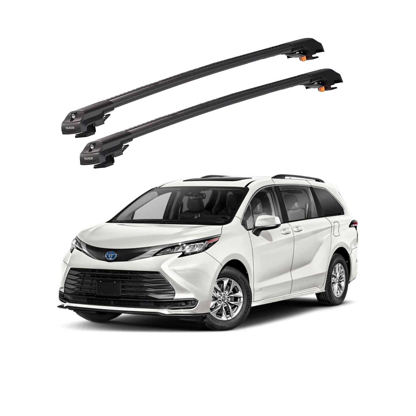 TOYOTA SIENNA 2021 ve Sonrası TRX1 Thunder Carrier Kilitli Ara Atkı