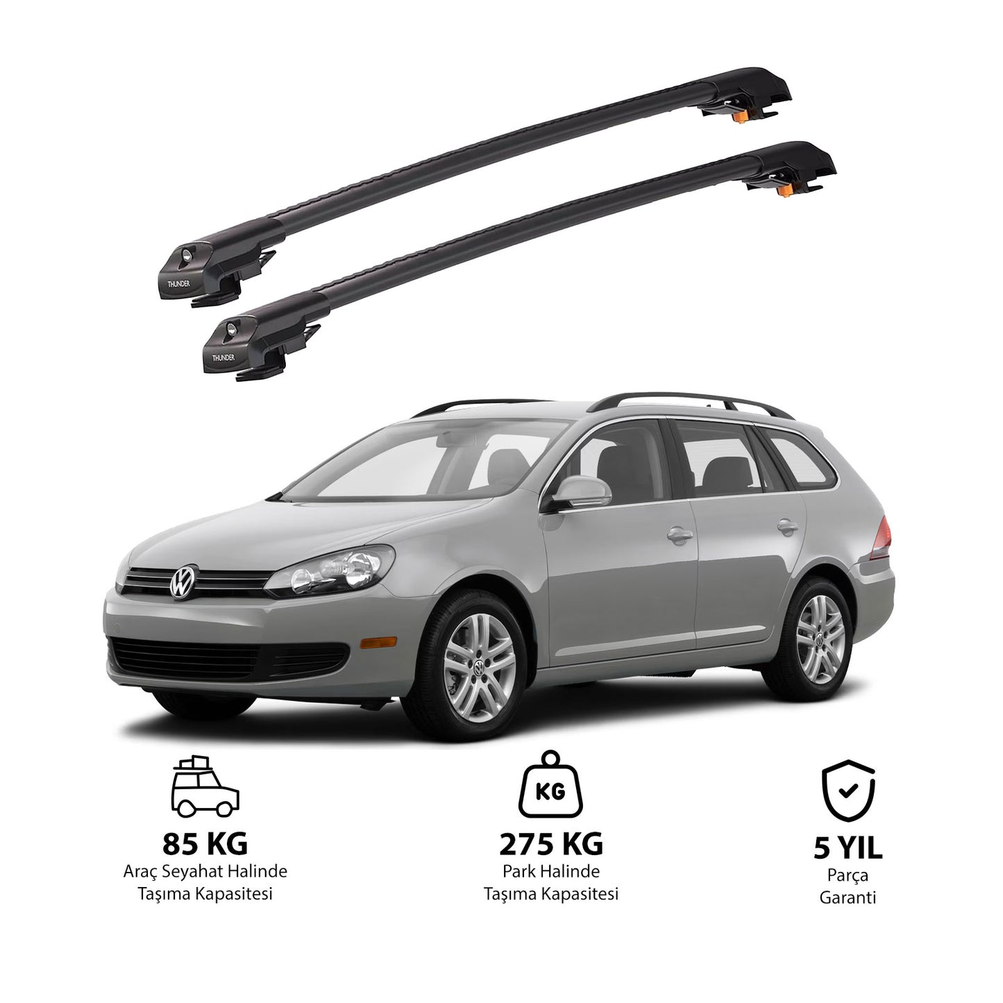 VOLKSWAGEN JETTA SW 2009-2014 TRX1 Thunder Carrier Kilitli Ara Atkı