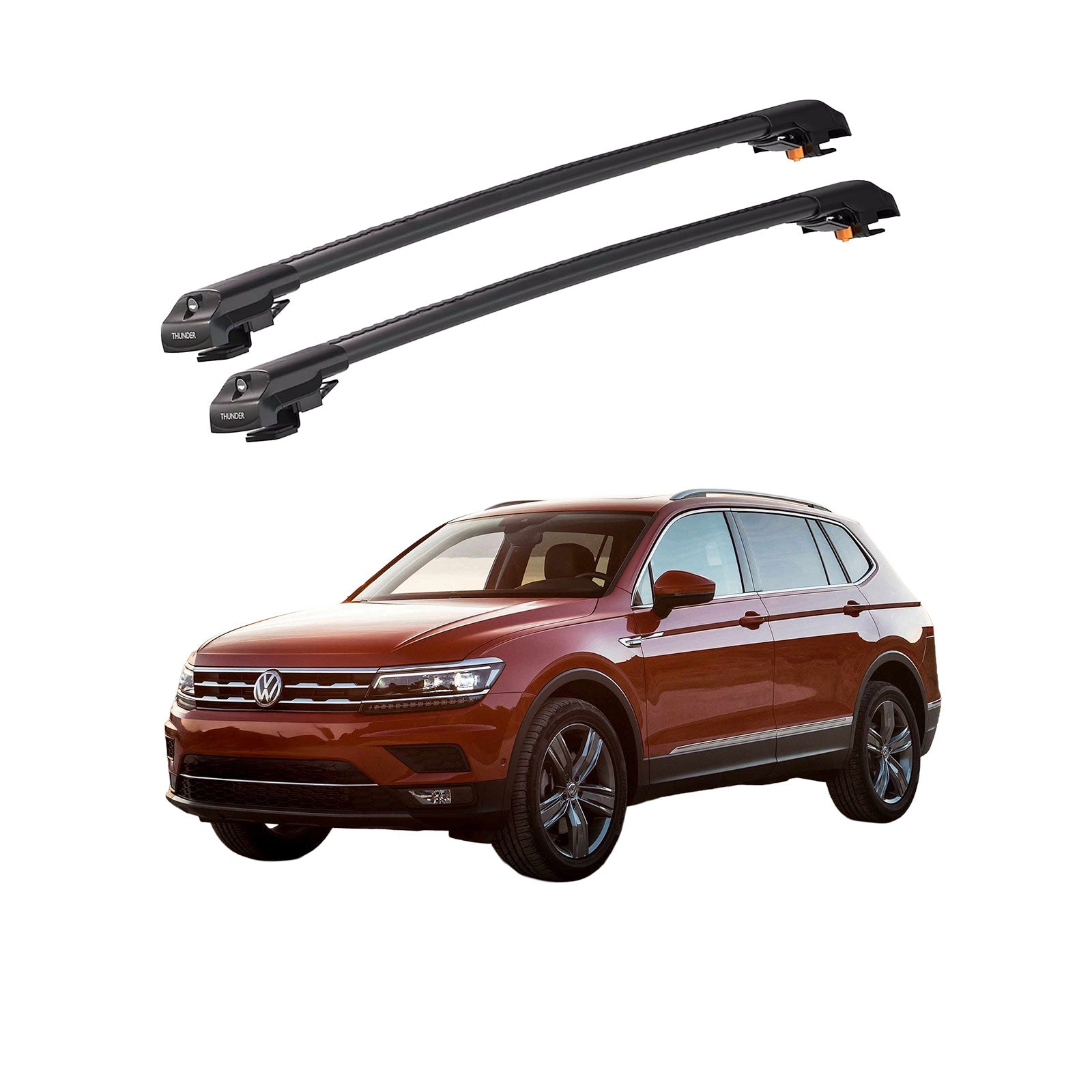 VOLKSWAGEN TIGUAN ALLSPACE 2018 ve Sonrası TRX1 Thunder Carrier Kilitli Ara Atkı