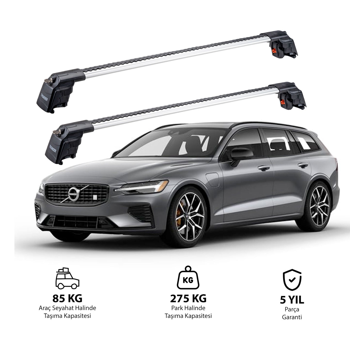 VOLVO V60 2011-2018 TRX2 Thunder Carrier Ara Atkı