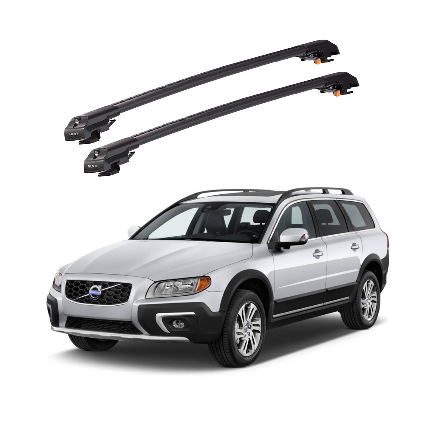 VOLVO XC70 2008-2016 TRX1 Thunder Carrier Kilitli Ara Atkı