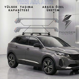 JAGUAR F-PACE 2022 and Later TRX2 Thunder Carrier Roof Bars Black