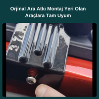 Citroen C4 2020 - 2025 Araca Özel Montaj Kitli ve Kilitli Ara Atkı Tavan Cross Bar Kilitli Sistem