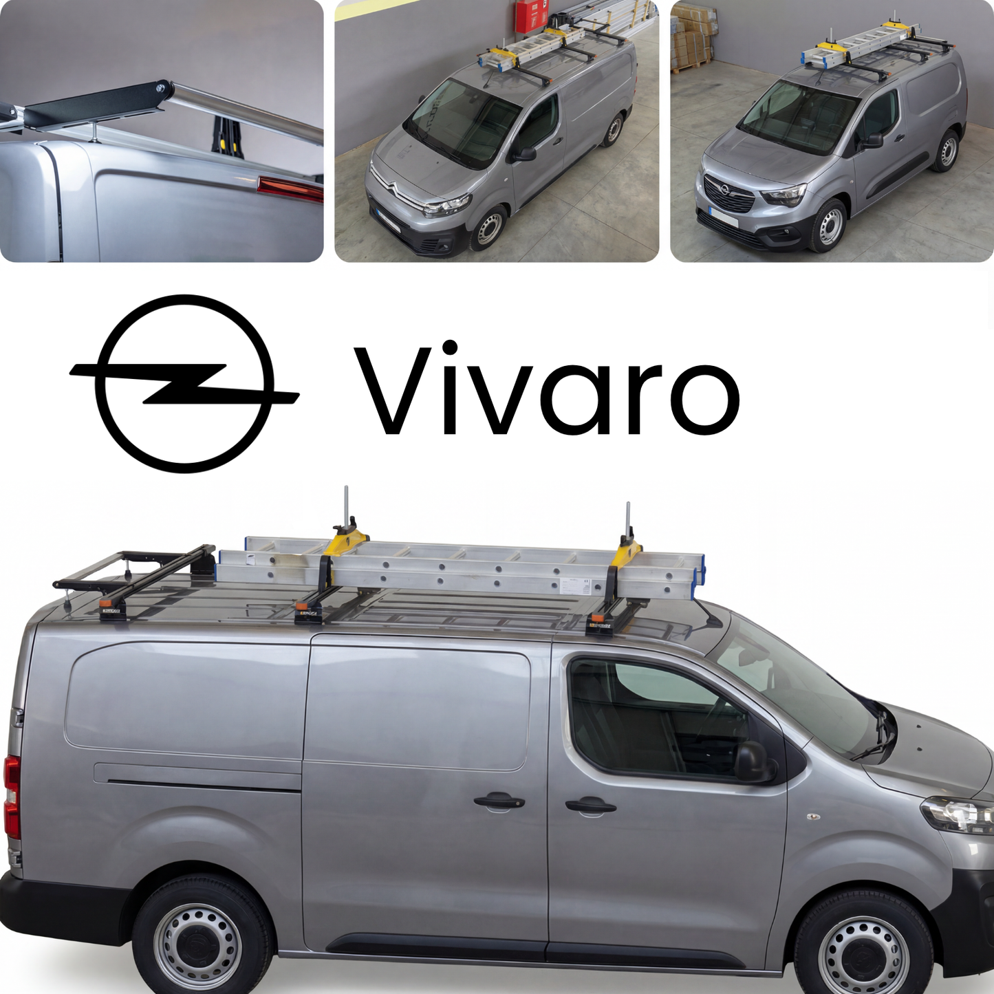 Opel Vivaro 2019-2026 Thunder Pro Seri Ağır Yük Taşıma Ara Atkı Tavan Barı