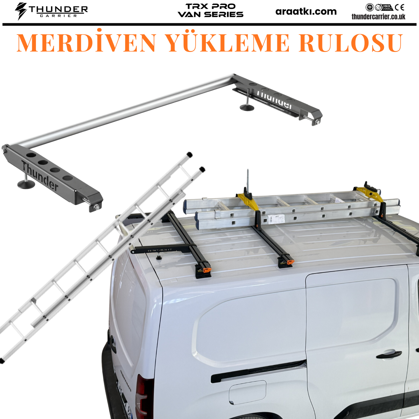Merdiven ve Ürün Yükleme Rulosu  - Thunder Pro Seri ( Ticari Araçlara Uygundur )