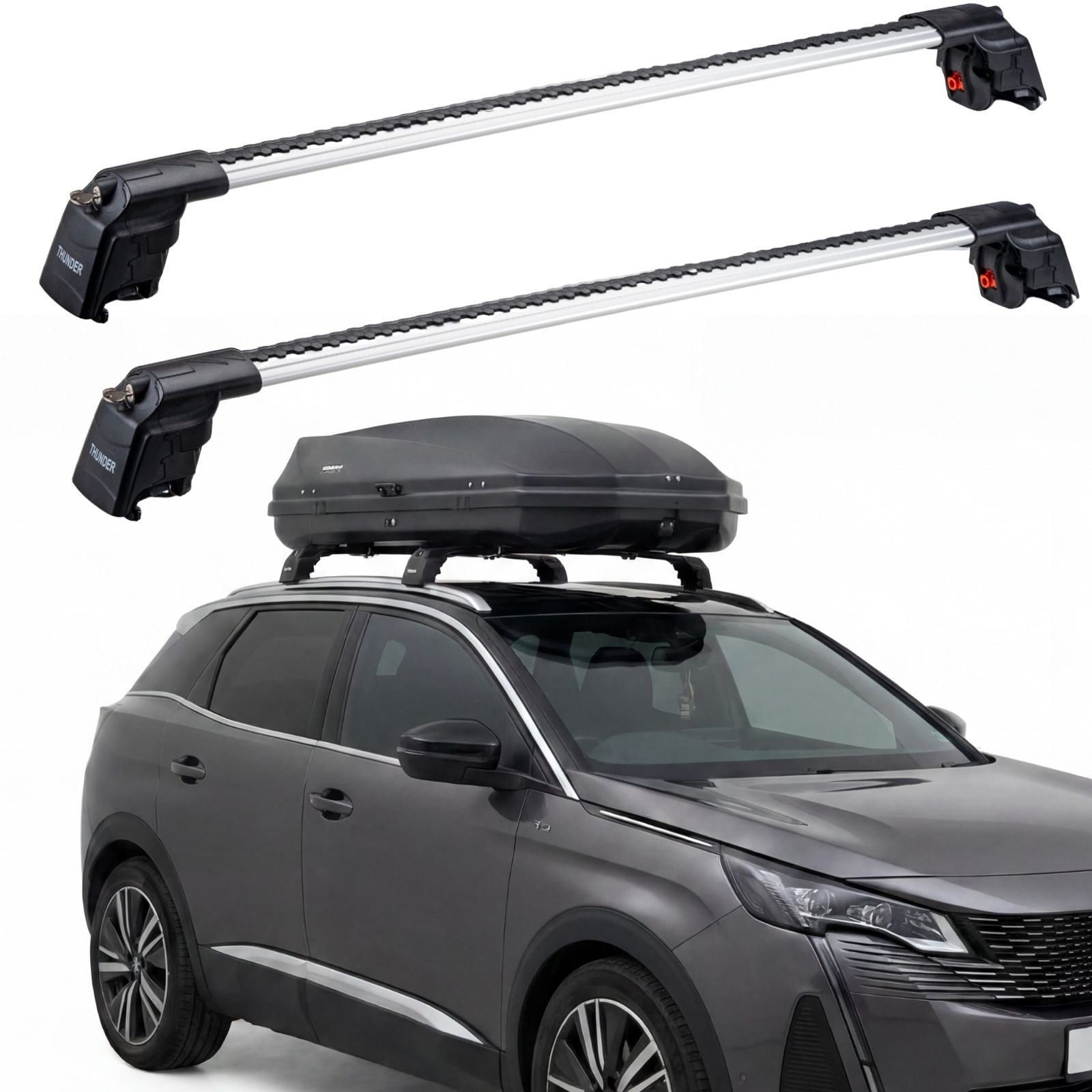 PEUGEOT 3008 2017 ve Sonrası TRX2 Thunder Carrier Ara Atkı
