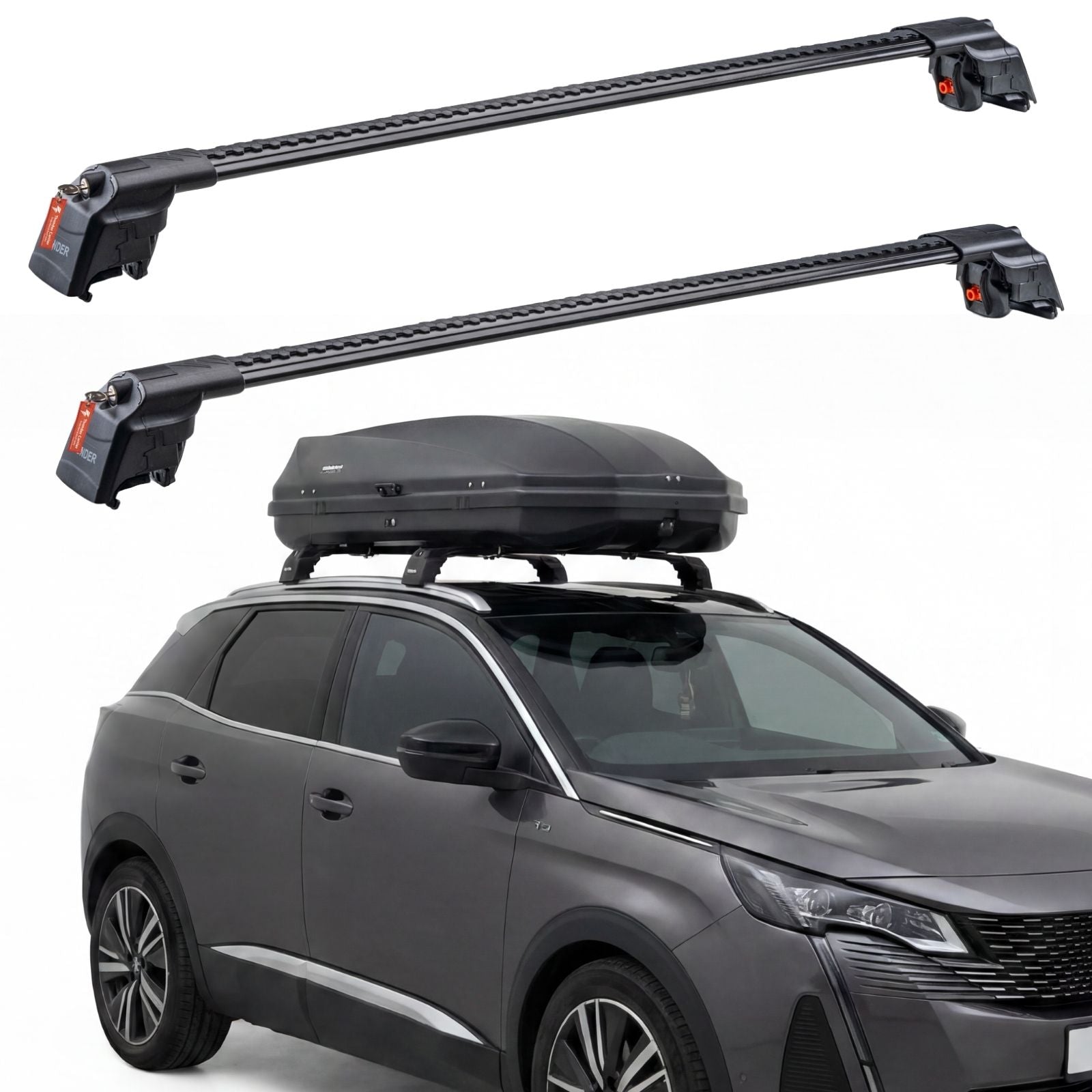 PEUGEOT 3008 2017 ve Sonrası TRX2 Thunder Carrier Ara Atkı